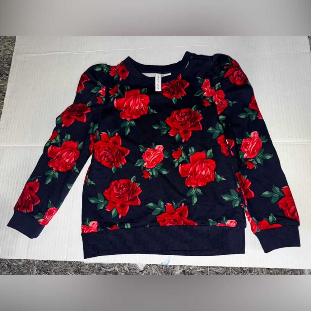 Janie and Jack American Girl Collaboration Collection. Rose Sweatshirt